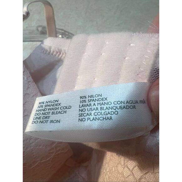 Laura Ashley Pastel Peach Lace Bra Sz 40DD NWOT - Picture 3 of 5